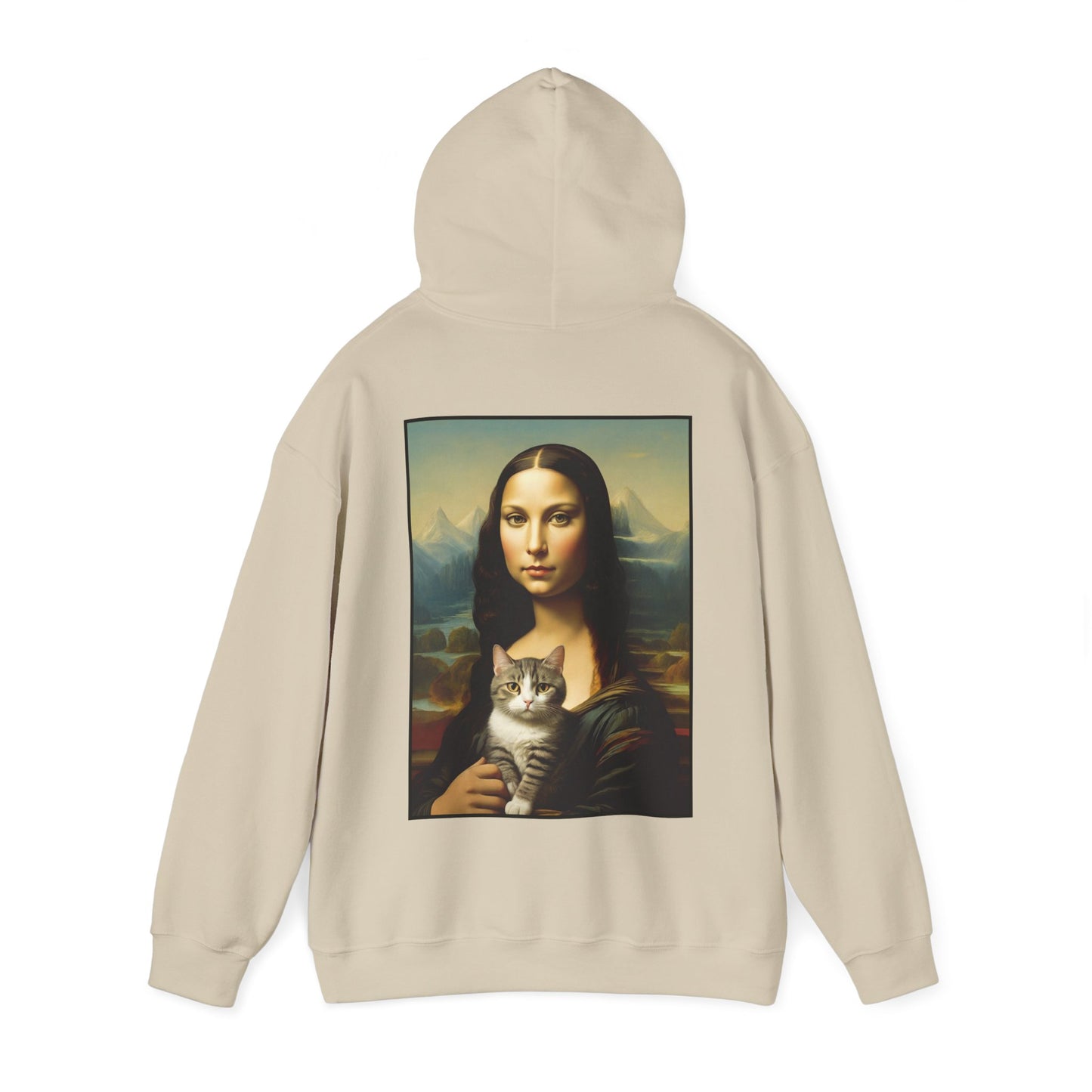 Mona Lisa Cat Hoodie