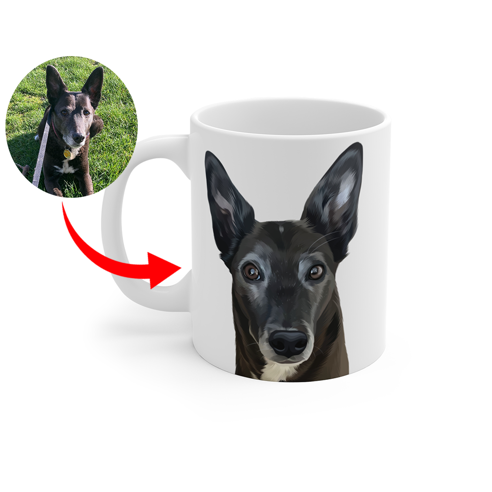 Personalise Portrait Art – Pet & Owner Edition
