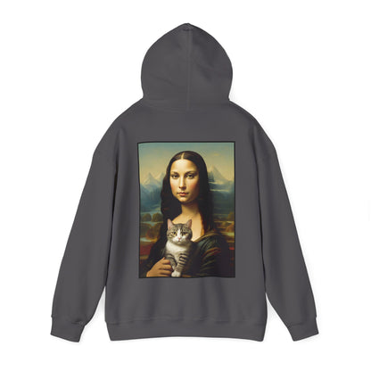 Mona Lisa Cat Hoodie