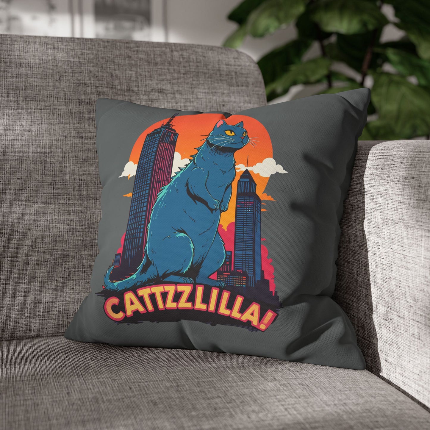 Catzilla Pillowcase